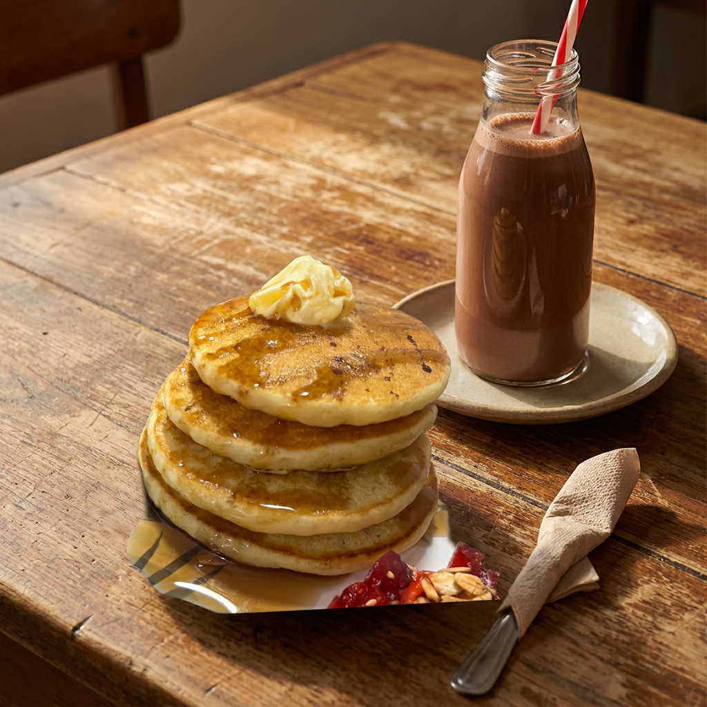 Hotcakes*1 + Chocomilk 14 Oz*1