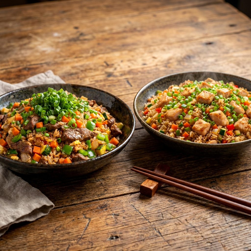 Dúo Goleador (Yakimeshi Res + Yakimeshi Pollo)
