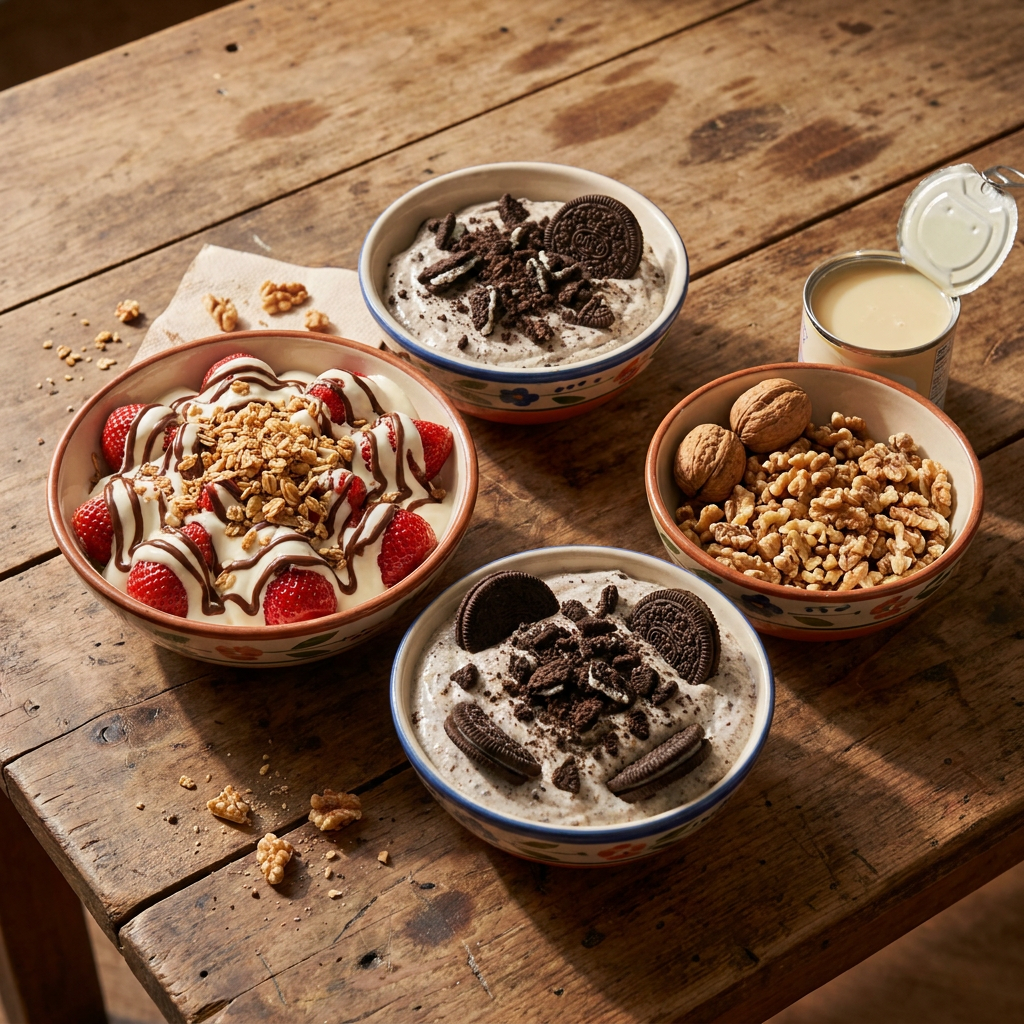 Pack Fresas con Crema Grande & Toppings