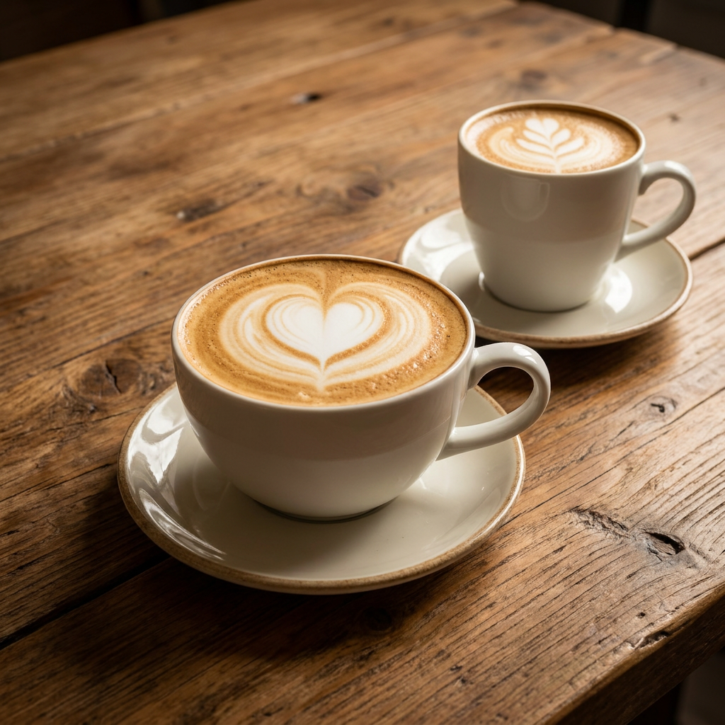 Cappuccino*1 + Latte*1