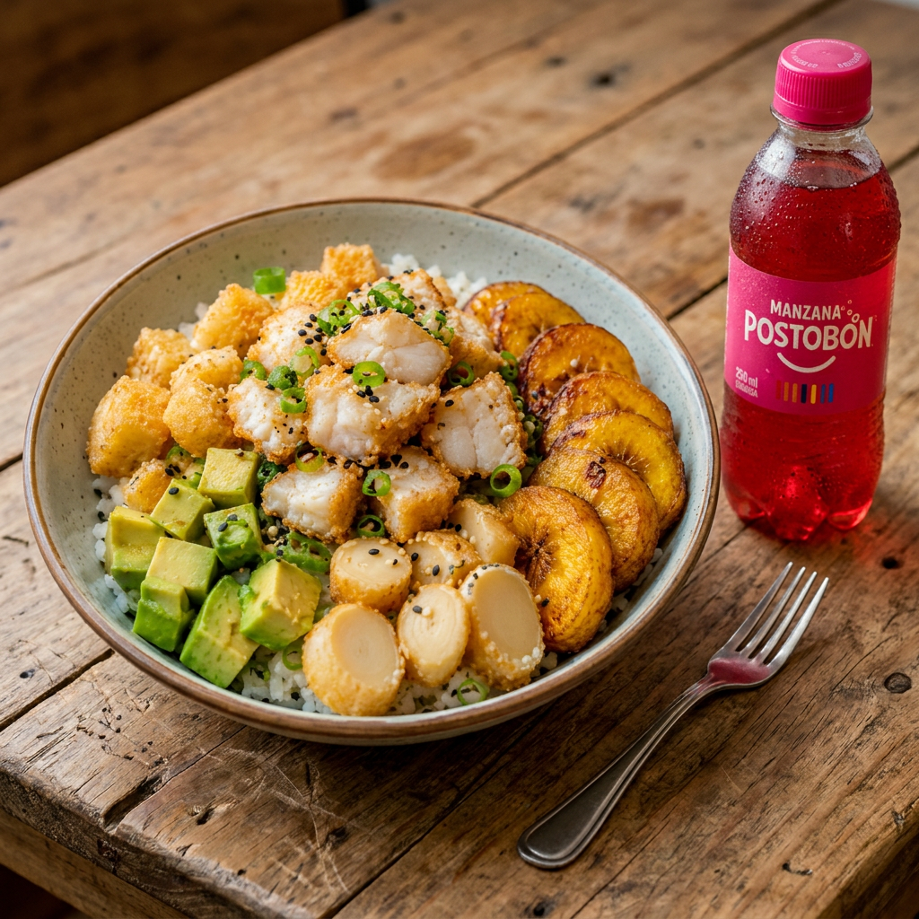 Combo Poke Pollo Apanado