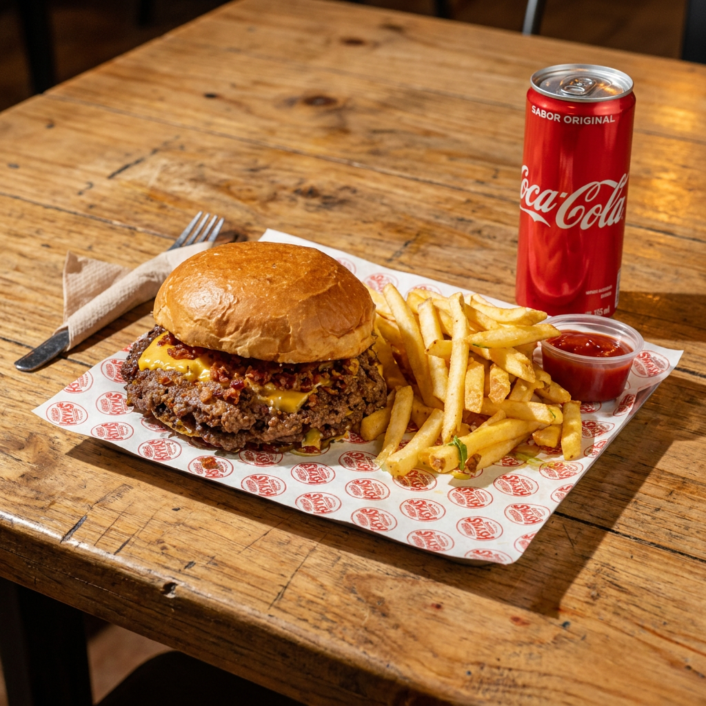 Super Bacon Smash + Coca Cola GRATIS