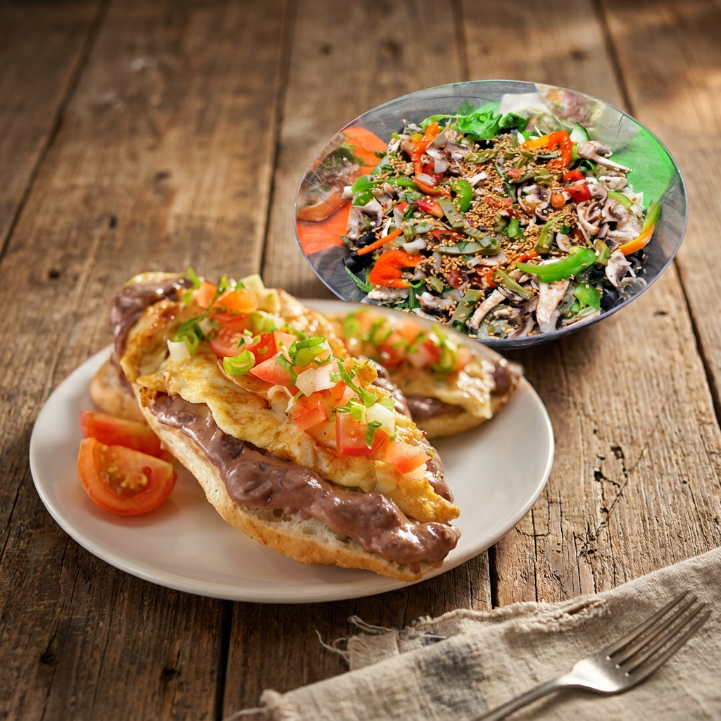 Molletes + Pequeña