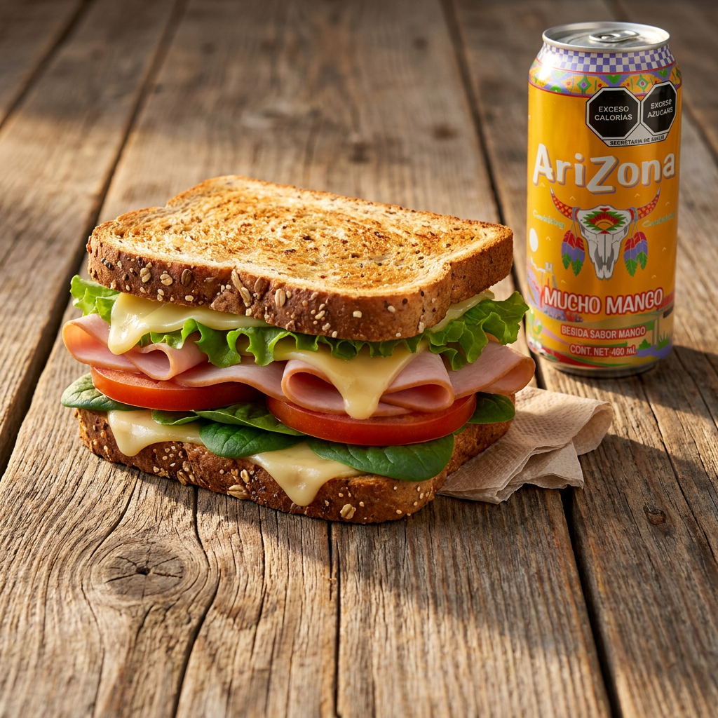 Sándwich de Jamón + Arizona del Día