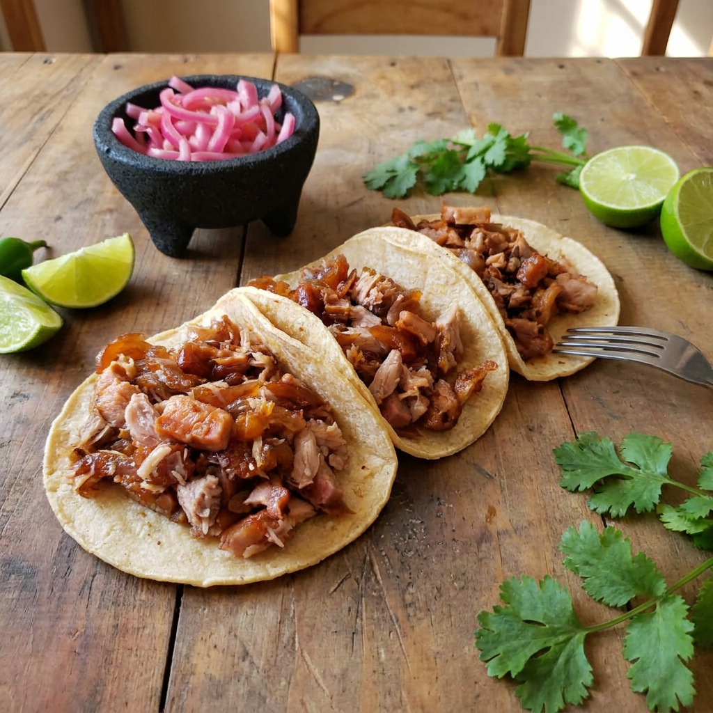 3 Tacos de Cuerito