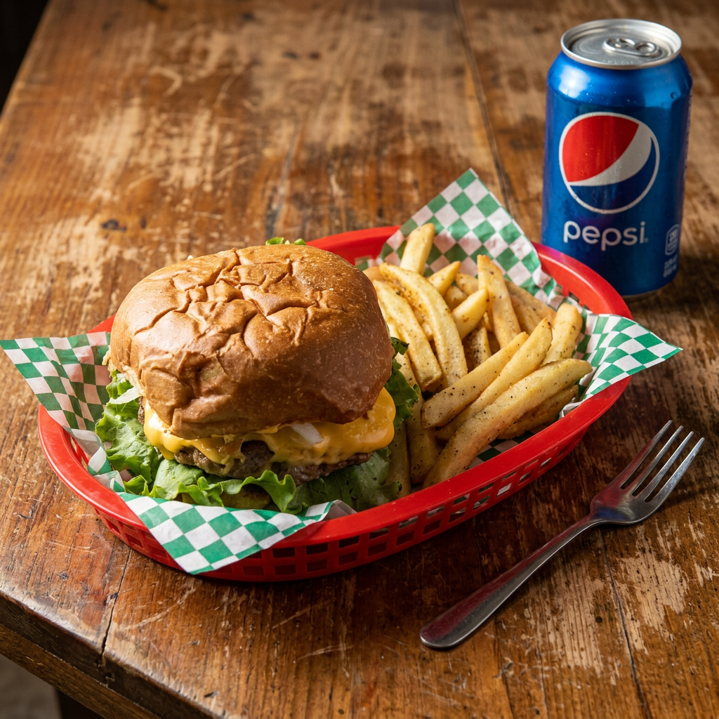 GrandPa Burger + Refresco Gratis