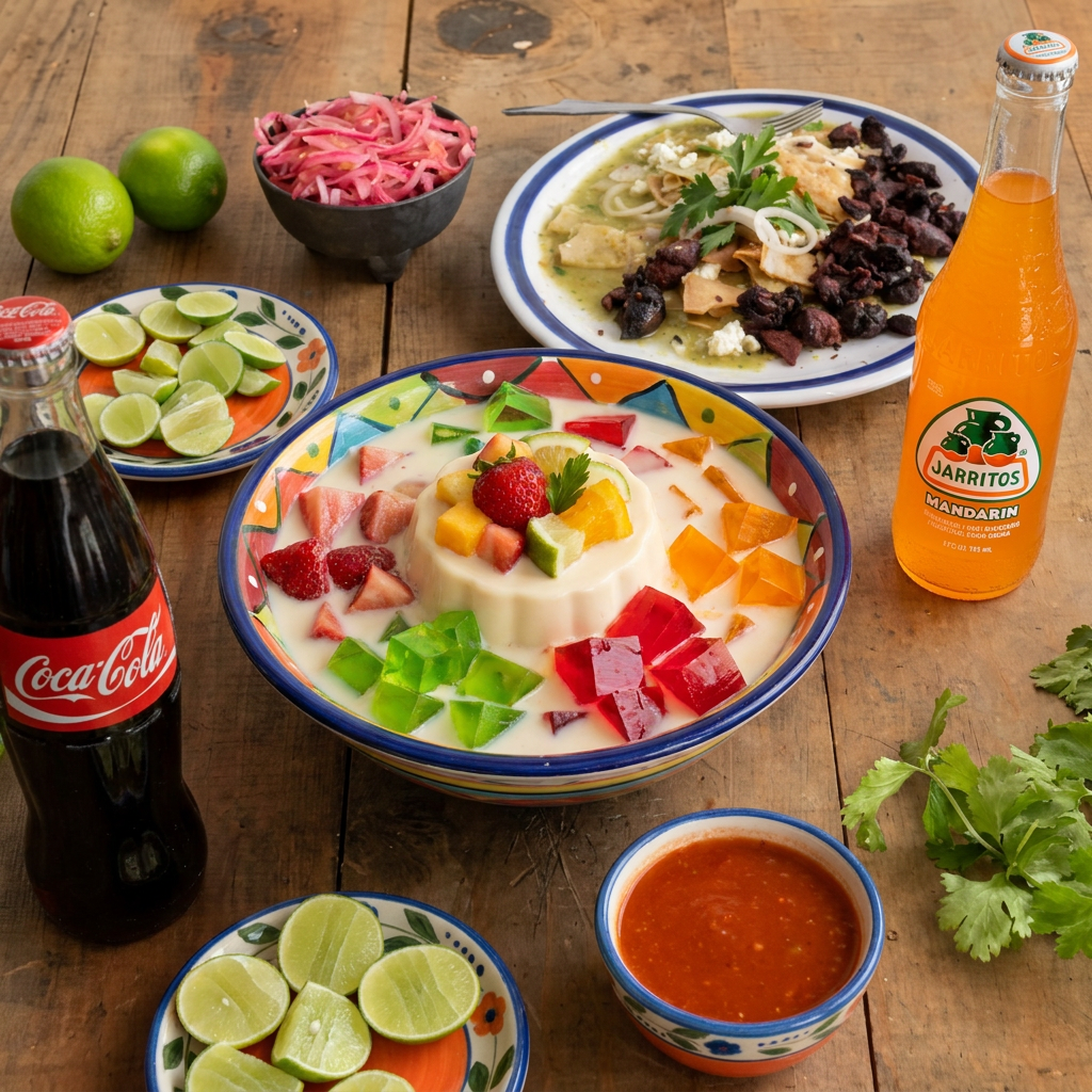 COMBO Chilaquiles con Tasajo + REFRESCO+ GELATINA