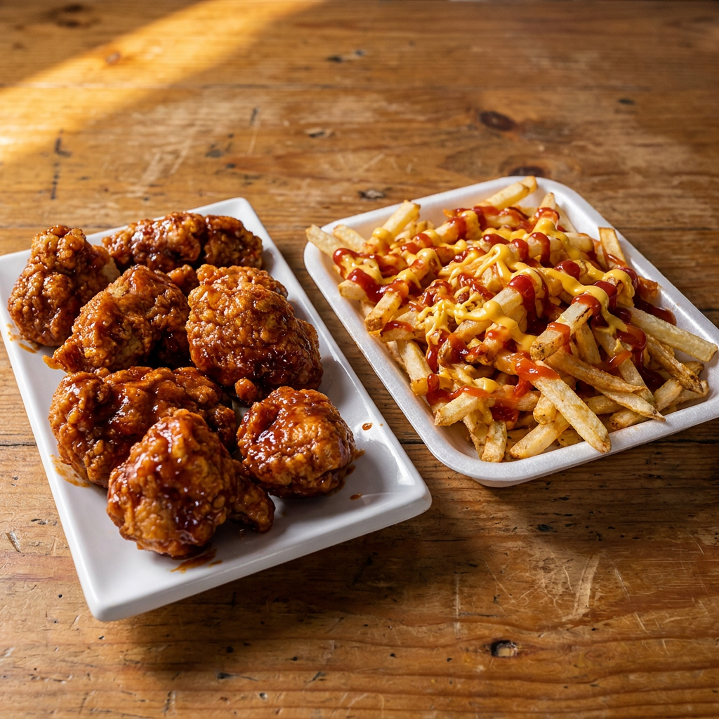 Combo Boneless BBQ + Papas