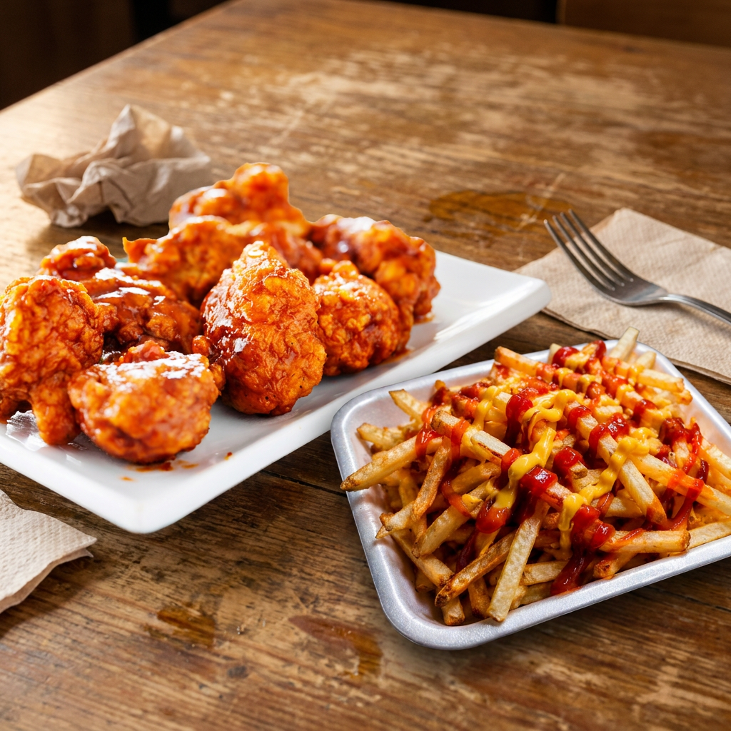 Combo Boneless Bufálo + Papas