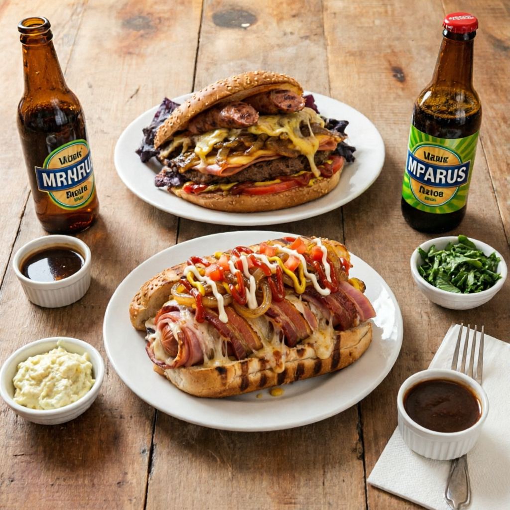 Combo Dúo Especial: Salchiburguer & Hot Dog