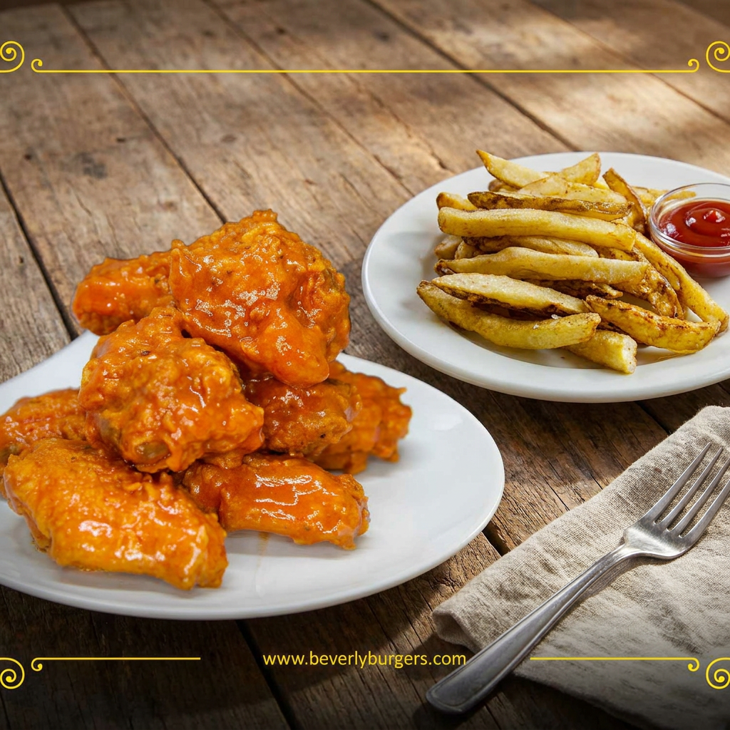 Combo Alitas y Papas